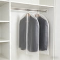 thumbnail image 4 of Set of 5 Hanging Garment Storage Bags,Proof Clothing Covers for Closet Organization and Travel, Transparent Suit Bags with Zipper, 4 of 6