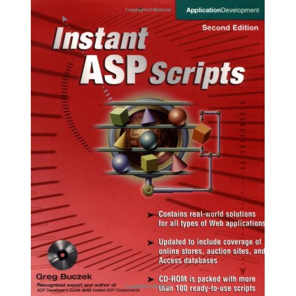 Pre-Owned Instant ASP Scripts [With CDROM] (Paperback) 0072127309 9780072127300
