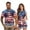 American Flag Coconut Tree, variant on Matching Golf Outfit Set for Men and Women Lemon Floral Quick Dry His and Hers Golf Shirts & Tennis Dress with Built-In Shorts Pockets for Pickleball Hiking Casual Wear