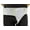White, variant on FlexaMed Left Side Inguinal Hernia Groin Belt with Compression Pad Black Medium