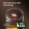 thumbnail image 7 of DREO Space Heater, 1500W Portable Heaters for Inside, Electric Heater with Thermal Sensor for Home, Digital Display, 12H Timer, 3 Modes, Safe Quiet Heater for Bedroom, 7 of 7