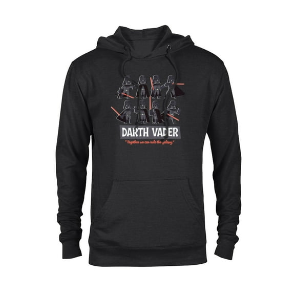 Star Wars Darth Vader Poses Together We Can Rule the Galaxy - Pullover Hoodie for Adults - Customized-Black