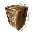 thumbnail image 5 of FENOHREFE Wood Jewelry Storage Container Multilayer Jewellery Box Women Accessories Holder Rings Earring Necklace Organizers, 5 of 7