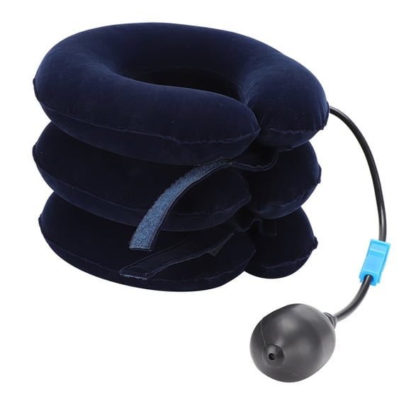 Neck Stretcher Cervical Inflatable Cervical Collar Breathable Home Neck Stretching Devices Traction Support Brace For Spine Alignment & Chronic Neck Pain Relief