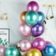 thumbnail image 2 of Globo de color metálico de 12 pulgadas, decoración de globos más gruesos para bodas, cumpleaños, bab Meterk  Globo, 2 of 7