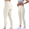 thumbnail image 4 of SEMPAI Yoga Pants for WomenWide Leg 7/8th High Summer Pants for Women 2024 Pants for Women Slim Loose Flowy Solid Oversized Mothers Day for Ladies, 4 of 8