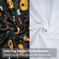 thumbnail image 6 of Cute Halloween Blanket Pumpkin Bat Halloween Throw Blankets 60" x 50", Halloween Blankets and Throws, Halloween Fleece Throw Blanket for Couch Sofa, 6 of 6