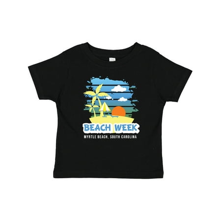 

Inktastic Beach Week Myrtle Beach South Carolina with Palm Trees Gift Baby Boy T-Shirt