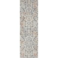 thumbnail image 3 of Transitional 2x8 Area Rug (2'3'' x 7'3'') Floral Cream, Gray Indoor Runner Easy to Clean, 3 of 10