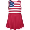 thumbnail image 4 of British Flag Girl Dress Summer Crew Neck Children's T-Shirt Tops Casual Wear, 4 of 10