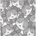 thumbnail image 5 of GZHJMY Cute Cat Cloth Napkins Set of 4, Reusable Washable Oversized Table Napkins for Family Wedding Dinner Party Home Decor, 20 Inch Decorative Washcloths, 5 of 7