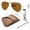 Polished Arista Gold Frame | Polarized Brown Lens, variant on RB3025 AVIATOR CLASSIC POLARIZED Pilot Shaped Sunglasses for Men & Women - Includes Official Rayban Eyewear Kit - Ideal Formal & Casual Wear Sunglasses - Blue Lens