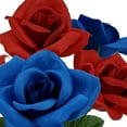 thumbnail image 4 of Mainstays 13in Indoor Artificial Flower Red Blue Rose Pick, 4 of 6