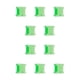 thumbnail image 1 of Yuarrent Tablero de bobinado, bobinas de hilo, carrete de cable, enrollador de alambre, accesorios de tejer convenientes, almacenamiento de Verde 100 piezas 10piezas, 1 of 6