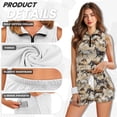 thumbnail image 5 of Yuyamidu Wild Horse Golf Dresses for Women with Shorts and Inner Pocket Womens Sleeveless Golf Tennis Dress Half-Zip Collar Workout Athletic Dresses Size XS, 5 of 7