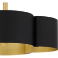 thumbnail image 5 of Balsam 4-Light Matte Black Semi-Flush Mount Light, 5 of 5