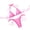 Pink, variant on Staron Women's High Waisted Bikini Set Drawstring Adjustable Push Up Swimsuit Two Piece Beach Vacation Casual Swimwear, Black L