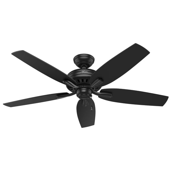 Ventilador de techo Hunter Newsome 53324 52 pulgadas negro mate