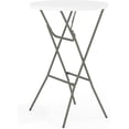 thumbnail image 3 of Round Folding Bar Height Tables for Parties and Commercial Events  Indoor/Outdoor Plastic Bar Height Folding Tables  Set of, 3 of 3