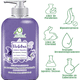 thumbnail image 2 of Jabón Líquido Antibacterial VivoNAtural para Manos y Cuerpo 480 ml aroma Violetas con extracto de Aloe Vera, 2 of 3