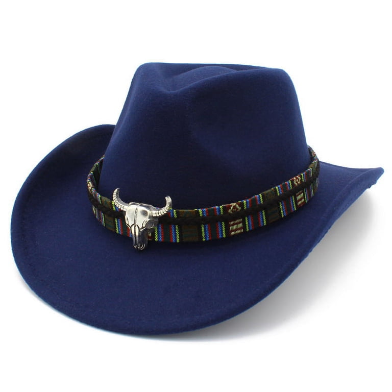 7634 Classic Womens Western Cowboy Cowgirl Hats With Wide Belt Classic Womens Western Cowboy Cowgirl Hats with Wide Belt  main image 2