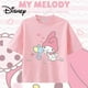 thumbnail image 5 of Camiseta de manga corta para niños y niñas de 3 a 14 años con linda melodía, de alta calidad, de algodón con dibujos animados de verano, 5 of 5