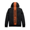 thumbnail image 2 of Harley-Davidson Men's Vertical Stripe Hooded Stretch Jacket, Black - 98408-20VM, 2 of 2