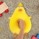 thumbnail image 3 of 11 Inch Fat Chicken Plush, Funny Creative Plump Cute Soft Plushie Yellow Plush Big Eyes Chicken Cartoon Pillow Plushies Gifts for Kids, 3 of 4