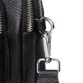 thumbnail image 4 of Bolsa bandolera de piel auténtica para mujer, pequeño informal para cámara para el trabajo (negro) Ehuebsd Para Estrenar, 4 of 9
