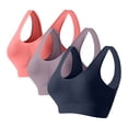 thumbnail image 1 of HongQid Wireless Seamless Sports Bra for Women with Support - No Underwire Full Coverage Push Up Bras for Women, 1 of 2