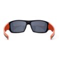 thumbnail image 4 of Choppers Mens Wrap Around Biker Sport Sunglasses Black Orange - Black, 4 of 4