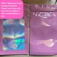thumbnail image 4 of Paquete de 100 bolsas holográficas con degradado, bolsas resellables de Mylar con cierre de cremallera, bolsas de embalaje con ventana transparente, bolsas de plástico a prueba de olores para, 4 of 5