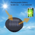 thumbnail image 4 of 2 Pack Solar Lights Replacement Top for Lanterns, Waterproof Round Solar Lanterns Replacement Accessories(3.15 Inch), 4 of 5