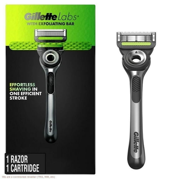 Gillette Labs with Exfoliating Bar, Razor with 1 Cartridge