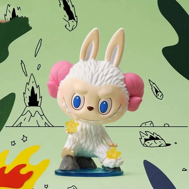 Caja ciega de la serie LABUBU THE MONSTERS, 12 constelaciones, Labubu, colección de figuras de Pvc, caja misteriosa, regalo, adorno, modelo de juguete
