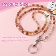 thumbnail image 2 of Cinta para Insignias de 34.6" Uxcell para Maestros con Clips para Mujeres, Cinta de Cuentas, Regalos Lindos para Maestros, Cadenas de Llaveros, Colores Mezclados, 2 of 6