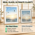 22x28 Picture Frame Set Of 2 Wood With Real Glwide Border - Walmart.com