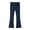 Navy, variant on Hduncf Girl's Flare Pants Kids Elastic Waist Ribbed Knit Bell Bottom Pants Comfortable Lightweight Yoga Pants Navy 7-8 Years