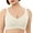 03-Beige, variant on Daystry Womens Wireless Bras Full Coverage Comfortable Seamless Everyday Bras Soft Light Support Bras