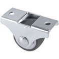 thumbnail image 1 of 8Pcs TPE Casters Fixed Casters with Non-Swivel Rigid Base Ball Bearing Trolley Casters Top Plate 1 Inch, 1 of 5