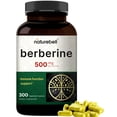 thumbnail image 1 of Suplemento NatureBell Berberine 500 mg 300 cápsulas vegetarianas, 1 of 6