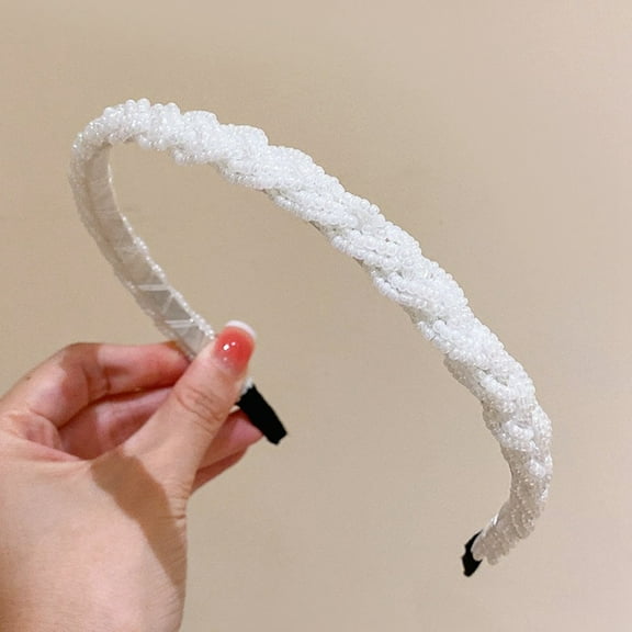 Hauaitttt Fashionable Headband for Women Non Hair Band Stretchable Head Wrap for Daily Use Comfortable Hair Accessories for All Seasons Thin Athletic Headbands 90s Male Hairband Womens Knotted