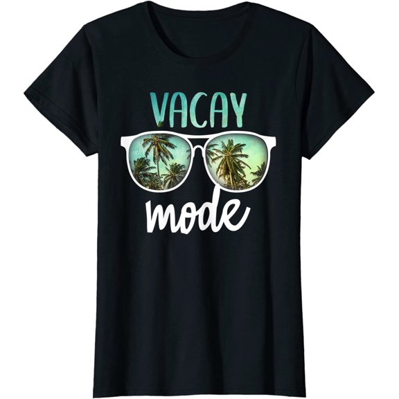 Vacay Mode Cute Vacation Summer Cruise Getaway T-Shirt for Women