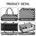 thumbnail image 1 of Large Capacity Tote Bag,Black and White Checkered Pattern Handbag Fashion Luxury Tote Bag,15.7"x13"x 5.1" Inches,Laptop Compatible, 1 of 1