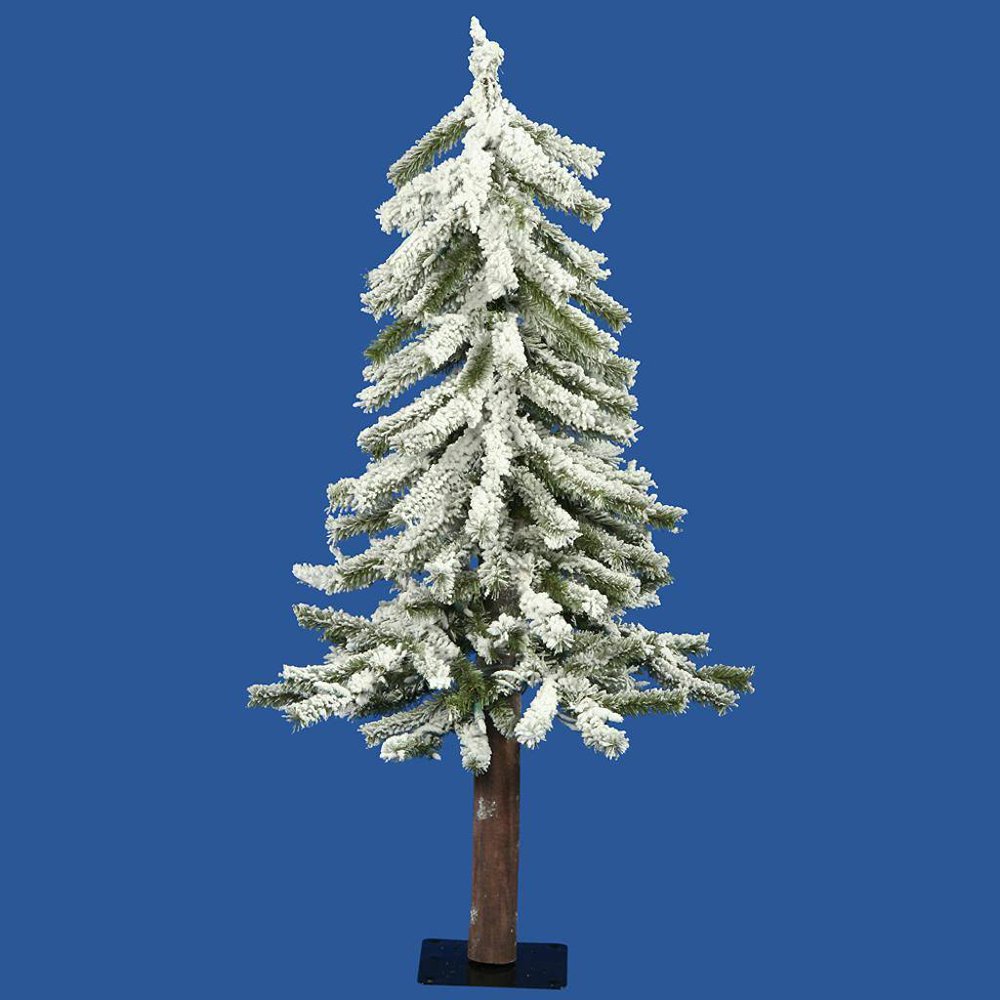 Vickerman 025819 2' x 14" Flocked Alpine Christmas Tree (A807420