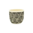 thumbnail image 4 of Cheungs Sankabe Black Ceramic Banded Pyramid Pottery Large, 4 of 5