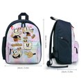 thumbnail image 2 of Cuphead Characters Schoolbag Backpack Lightweight Daypack Adjustable Satchel Bookbag Shoulders Rucksack Travel Bag, 2 of 6