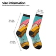 thumbnail image 2 of Naloa Melting Banana Fantasy Kids Socks Unisex Kids and Toddlers' Crew Socks, ,1 Pairs, 2 of 5