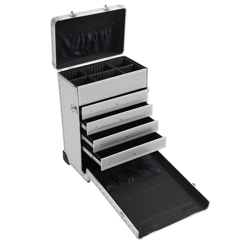 Professional Rolling Travel Makeup Case - Rolling Makeup Cases With Drawers Professional Rolling Travel Makeup Case - Rolling Makeup Cases With Drawers