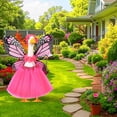 thumbnail image 6 of Stijggn Summer Goose Outfits Butterfly Goose Outfit Porch Goose Clothes for 23" Cement Statue Garden Patio Outdoor Decoration, 6 of 9
